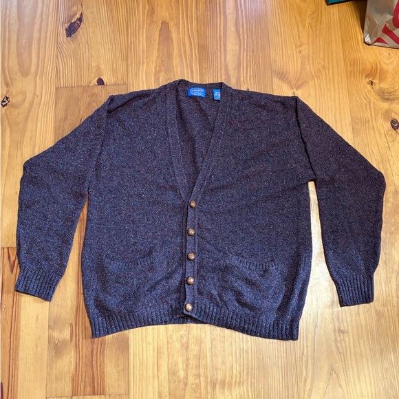 Pendleton Wool cardigan in Brown XL (looks like babaà ) - Picture 2 of 10